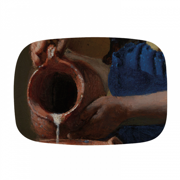 Dienblad: Het melkmeisje, Vermeer