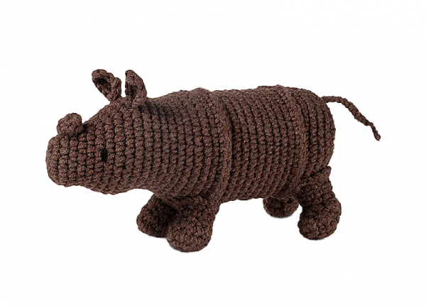 Clara de neushoorn gehaakt