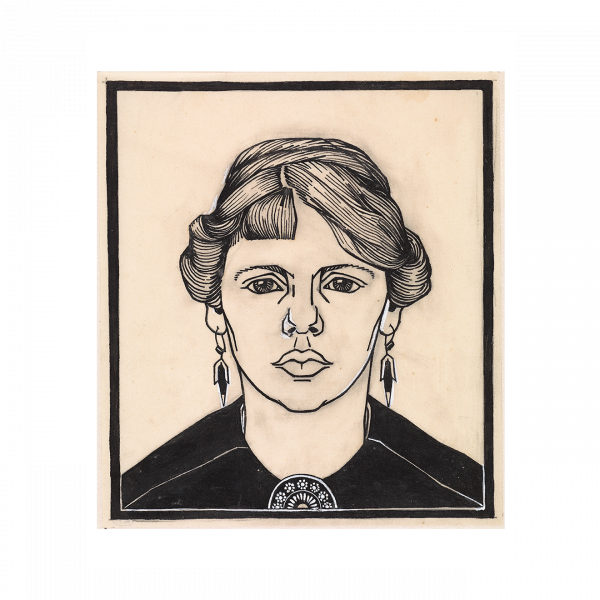 Poster | Portrait of a woman, from the front