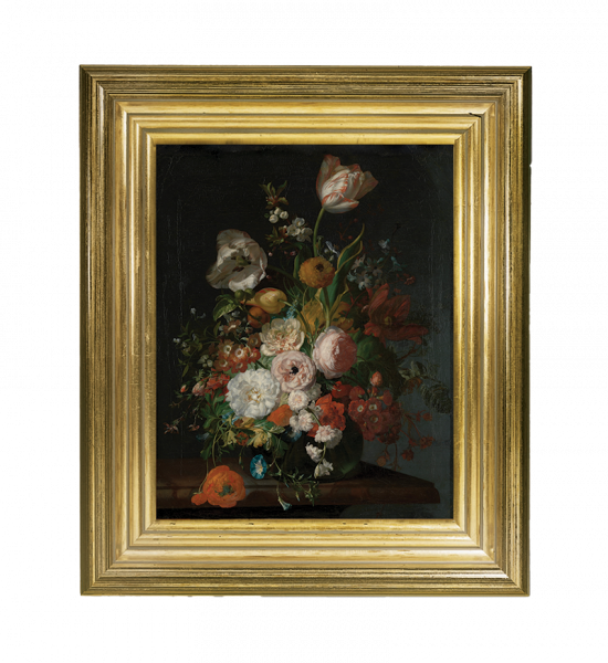 Oleografie | Stilleven met bloemen