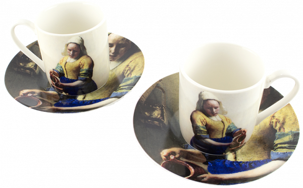 Espresso Set Vermeer: Melkmeisje