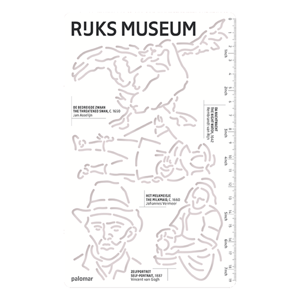 Kunstsjabloon Rijksmuseum highlights
